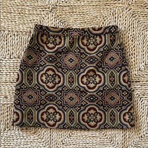 Tapestry Topshop Geometric Patterned Skirt woven sz. 4 🍂 🍃